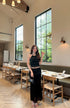 Two Piece Backless Strap Halter Neck Top with Skirt